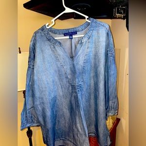 Denim tunic
